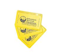 Best Glide ASE Credit Card Size Fresnel Lens Fire Starter and Magnifier Lenses (3 Pack - Yellow)