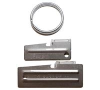 Best Glide ASE's U.S. SHELBY CO. Military Style Can Openers, P-38 & P-51 with Key Ring (3 piece bundle)