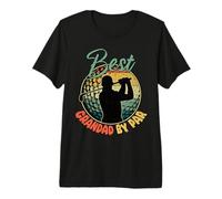Best Grandad By Par Golf Retired Retiree Retirement Golfing Premium T-Shirt
