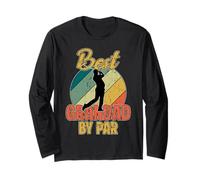 Best Grandad By Par Retired Retiree Retirement Golf Golfing Long Sleeve T-Shirt