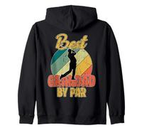 Best Grandad By Par Retired Retiree Retirement Golf Golfing Zip Hoodie