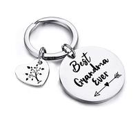 Best Grandma Ever Gift Keyring for Nan Birthday Gifts for Women Nanny Gifts from Grandchildren I Love You Nana Gifts for Women Gran Nanna Gifts from Grandson Nannie Granny Gifts from Granddaughter