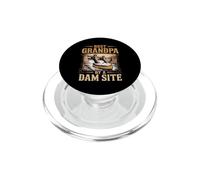 Best Grandpa by a Dam Site Canoe Paddling Pun PopSockets PopGrip for MagSafe