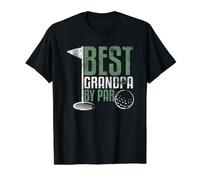 Best Grandpa By Par Father's Day Golf Grandad Golfing Value Graphic T-Shirt, Men, Black, XL