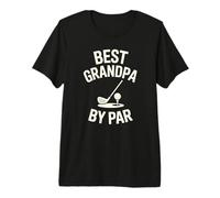 Best Grandpa by Par Funny Golf Lover Design Premium T-Shirt