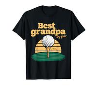 Best Grandpa By Par Golf Lover Funny Design T-Shirt