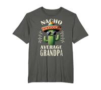 Best Grandpa Ever Funny Grandpa Gifts Nacho Average Grandpa T-Shirt