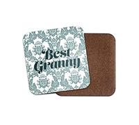 Best Granny Floral Pattern Coaster - Flowers Gran Nan Grandma Classic Vintage Birthday Gift #70732
