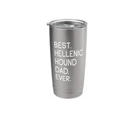 Best Hellenic Hound Dad Ever Hellinikos Ichnilatis Stainless Steel Insulated Tumbler