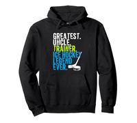 Best Hockey Uncle Coach Family Sports Fan Pullover Hoodie