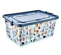 Best House Asude 40 Liters Toy Storage Boxes, Toy Box for Boys Girls, Storage Bins for Toys, Kids Toy Storage Bins, Sturdy & Foldable (Pack of 6, Blue)