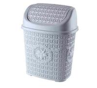 Best House Asude 8L Mini Dustbin Kitchen Office Bathroom Waste Bin Rubbish Paper Desk Bin - 2 PCS (Random Colours Send)
