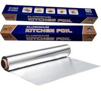 Best House Bh Aluminium Foil Roll 450mm X 10M - 2 Rolls, Tin Foil For Wrapping Kitchen, Catering, Cooking, Baking, Grilling, Bbq & Roasting