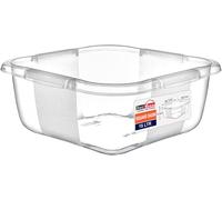 Best House | Clear Square Basin | Kitchen Washing Up Bowl |15 Litres | Transparent | 1 PC | Multipurpose Bath Tub/Washing Tub for Kitchen, Bathroom, and Household Use (Pack of 1)