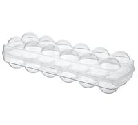 Best House Heavy Duty Clear Plastic Egg Storage Box Trays Touch and Lock Egg Box, 12 Eggs For Each Egg Holder, Baskets For Kitchen (Pack of 1)