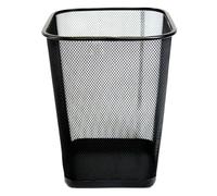 Best House | Metal Mesh Bin | Round | BLACK | 1 Pc | Waste Paper Bin | Metal Wire Waste Basket Trash Can, Lightweight and Sturdy Rubbish Bin, Ideal for Kitchen Home Office Living Room (Pack of 1)
