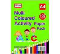 Best House Orion Coloured Paper A4 Art & Craft Activities Sheets, Multicoloured A4 Paper Ideal for Children Kids Adults Folding Paper, Creative Art - Assorted Colours Paper (80 Sheets)