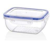 Best House Rectangular Food Storage Container - 1.4L/ 1400 ml, Microwave, Freezer & Dishwasher Safe - Airtight SnapLock Lids (Pack of 3)