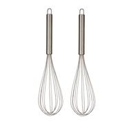 Best House Stainless Steel Whisk, Kitchen Balloon Whisk, Egg Whisk Beater - 14 Inch, Set of 2 Hand Whisk Perfect for The Kitchen Blending, Beating, Whisking, Cooking, Stirring and Baking