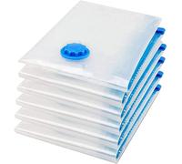 Best House Vacuum Storage Bags, Vacuum Compression Zipper Storage Bags with Airtight Valve, Space Saver Vacuum Storage Bags for Store Clothes, Bedding, Towels, & Pillow (Pack of 5)(50 X 70 CM)