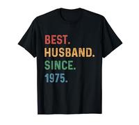 Best Husband Since 1975 49th Wedding Anniversary Epic Couple T-Shirt