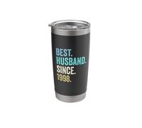 Best Husband Since 1998 28th Wedding Anniversary 28 Years Stainless Steel Insulated Tumbler