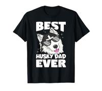 Best Husky Dad Ever Siberian Husky Dog Father's Day T-Shirt