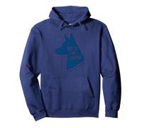 Best in Show Dog Lover Quote Pet Celebration Pullover Hoodie, Adult Unisex, Navy, S