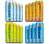 Best-in Urban Energy Drink Bundle Gift Set 12 x 500ml Cans Mixed Flavours Mango, Citrus, Zero Sugar & Original Sparkling Energy Beverage with Caffeine, Taurine & Vitamins Refreshing Boost