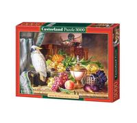 Jigsaw Puzzle 3000 Parrot and Fruit CASTOR
