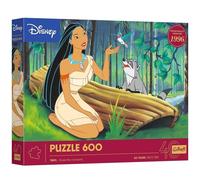 Trefl - Trefl: 40th Anniversary Disney, Pocahontas - Puzzle 600 Pieces - DIY Puzzle with Characters from Classic Disney Cartoons for Adults and Children Aged 14+