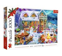 Trefl - Winter Time - Puzzle 1000 Elements - Winter Scene Puzzles for Adults and Children from 14 Years