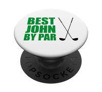 Best John By Par Golfer Name Pun PopSockets Adhesive PopGrip