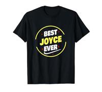 Best Joyce Ever Funny Joyce Name Saying Value Graphic T-Shirt, Men, Black, M