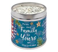 Best Kept Secrets From Our Family To Yours Festive Tin Candle