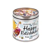 Best Kept Secrets Happy Retirement Tin Candle