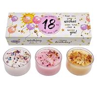 Best Kept Secrets Three Lites Birthday Age Decorated Tea Light Candles (18th)