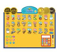 BEST LEARNING i-Poster My Learning Board - Interactive Talking Alphabet Wall Chart, Learn ABC, 123s & Music | Birthday Gift Toy for Toddlers Kids