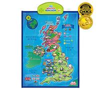 BEST LEARNING i-Poster My United Kingdom Interactive Map - Educational Talking Toy for Boys and Girls Ages 5 to 12 Years Old for Kids | UK Geography Electronic Game 5, 6, 7 Birthday Gift