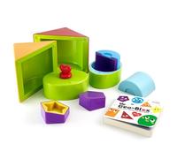 BEST LEARNING My Geo-Blox - Magnetic Sorting and Building Blocks to Learn Colors and Shapes for Children 3+ Years - Cardboard Book Included - First Birthday Present for Boys and Girls