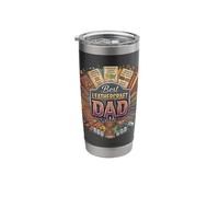 Best Leathercraft Dad Leatherworker Tooling Art Stainless Steel Insulated Tumbler