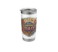 Best Leathercraft Dad Leatherworker Tooling Art Stainless Steel Insulated Tumbler