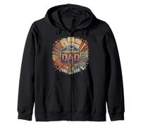 Best Leathercraft Dad Leatherworker Tooling Art Zip Hoodie