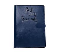 Best Life Ever JW Tract Holder with 10 Transparent Side Pockets Mini Field Service Organizer Jehovah Witness Accessories for Pioneers Ideas Gifts (Blue)