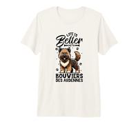 Best Life with Bouvier des Ardennes Premium T-Shirt
