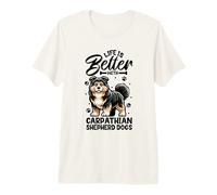 Best Life with Carpathian Shepherd Dog Premium T-Shirt