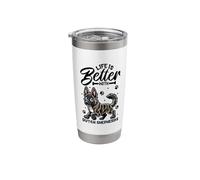 Best Life with Dutch Shepherd Stainless Steel Insulated Tumbler