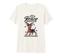 Best Life with German Pinscher Premium T-Shirt