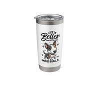 Best Life with Miniature Bull Terrier Stainless Steel Insulated Tumbler
