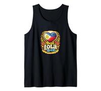 Best Lola Ever Grandma Filipino Grandmas Art Tank Top